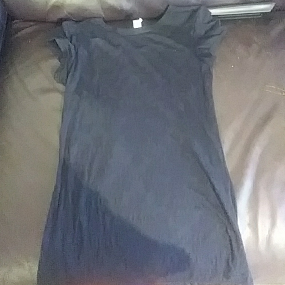Sheer black top